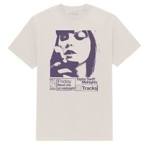 Taylor Swift Midnights Album Release Short Sleeve Graphic T-Shirt - XL
